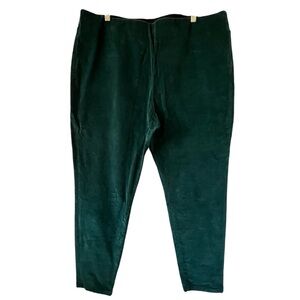 Soft Surroundings Green Women’s Corduroy Pant Sz PXL